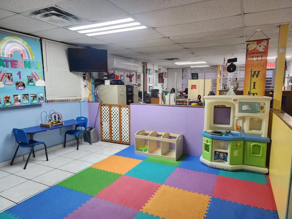 Área de actividades del centro de cuido